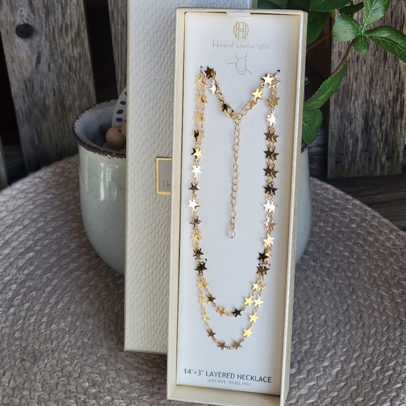 House of Harlow 1960 Jewelry - NEW 🔹️HP🔹️House of Harlow 1960 gold star layered necklace